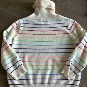 Luxury cashmere turtle neck sweater